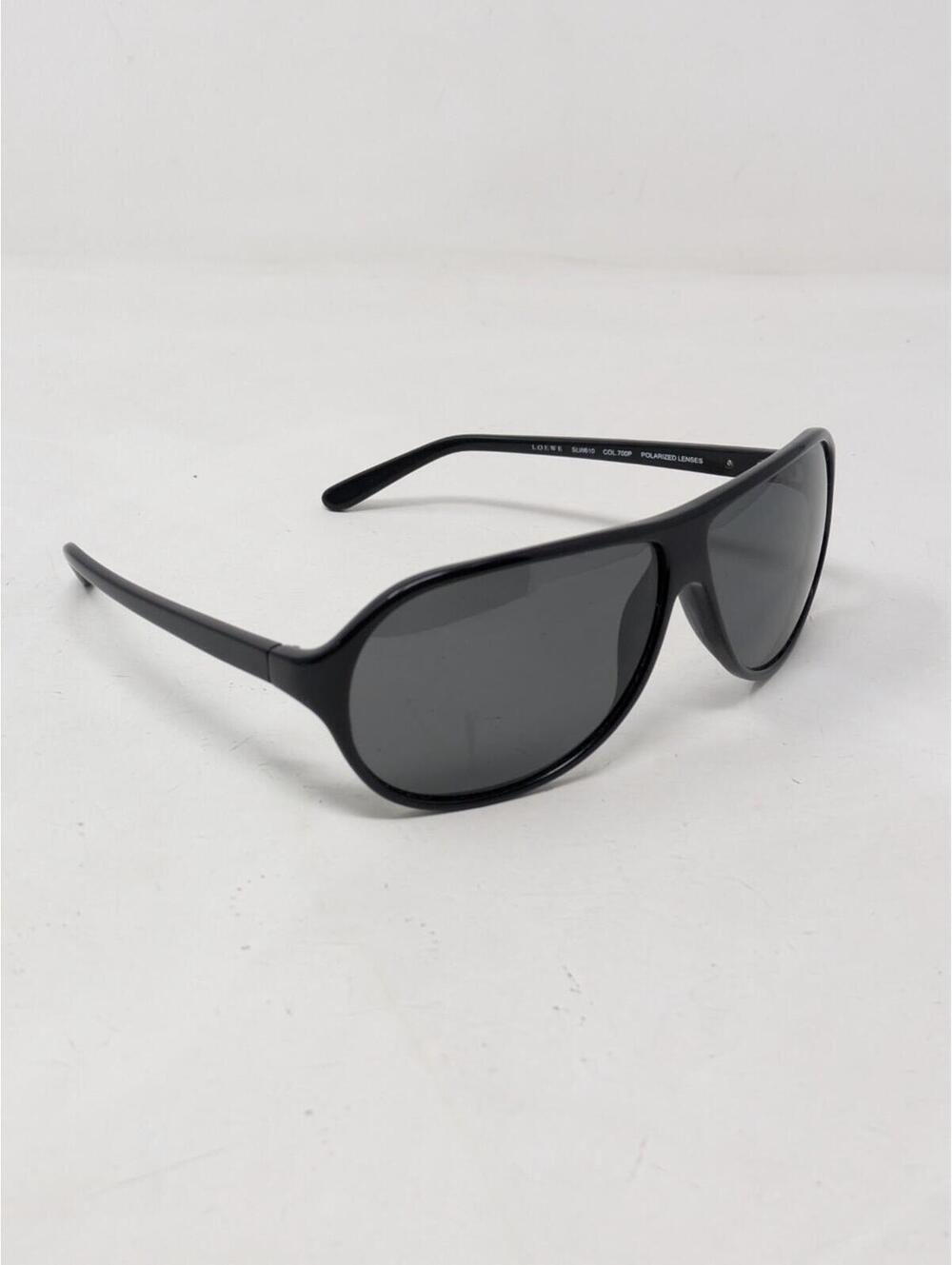Loewe Aviator Sunglasses Unisex SLW610 COL700P Polarized Black Italy